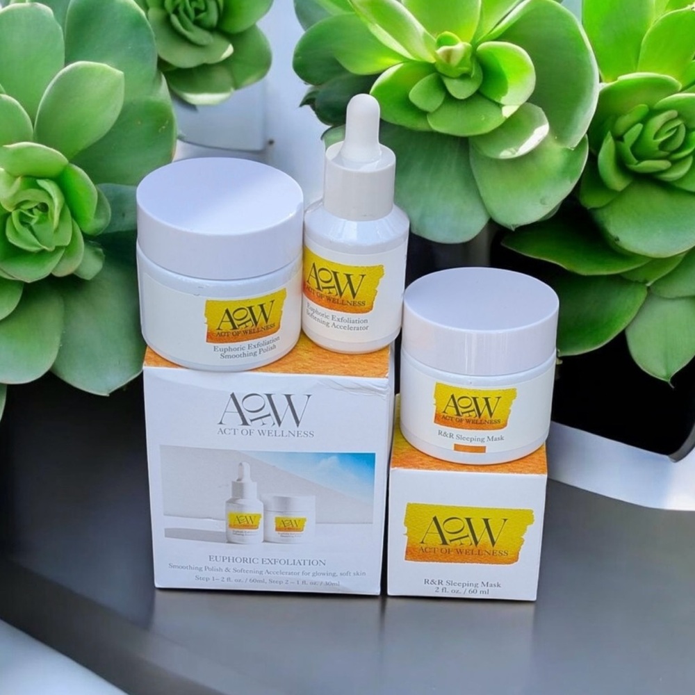 Act of Wellness Euphoric System Exfoliating Skincare + Sleep Mask